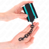 Kink - muñequeras negro-azul ajustable 18-32 cm x 5 cm - 4