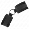 Kink - muñequeras 25 cm para principiantes con anilla 4 cm negro ajustable 15-25 cm - 2