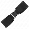 Kink - muñequeras nylon negro modelo 1 ajustable 25-35 cm x 6 cm - 2