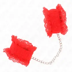 Kink - muñequeras elásticas de encaje rojo Kink - muñequeras elásticas de encaje rojo