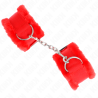 Kink - muñequeras forrada rojo ajustable 17-31 cm x 7 cm - 2