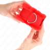 Kink - muñequeras forrada rojo ajustable 17-31 cm x 7 cm - 3