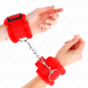 Kink - muñequeras forrada rojo ajustable 17-31 cm x 7 cm - 4