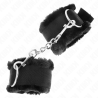 Kink - muñequeras forrada negro ajustable 17-31 cm x 7 cm - 2