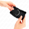 Kink - muñequeras forrada negro ajustable 17-31 cm x 7 cm - 3