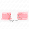 Kink - muñequeras forrada rosa ajustable 17-31 cm x 7 cm - 1