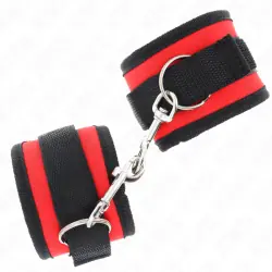 Kink - muñequeras nylon rojo-negro modelo 2 ajustable 18-35 cm x 6 cm Kink - muñequeras nylon rojo-negro modelo 2 ajustable 18-35 cm x 6 cm