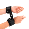Kink - muñequeras neopreno con cierre de gancho negro ajustable 22-34 cm - 1