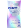 Durex invisible extra lubricado 12 uds - 2
