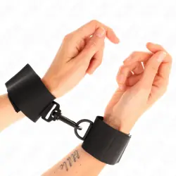 Kink - muñequeras nylon negro
