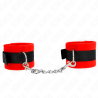 Kink - muñequeras para principiantes negro-rojo 30 x 7 cm - 1