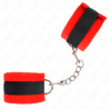 Kink - muñequeras para principiantes negro-rojo 30 x 7 cm - 2
