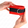 Kink - muñequeras para principiantes negro-rojo 30 x 7 cm - 3