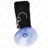 Kink - muñequeras con ventosa negro ajustable 29-40 cm x 5 cm - 2