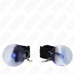 Kink - muñequeras con ventosa negro ajustable 29-40 cm x 5 cm Kink - muñequeras con ventosa negro ajustable 29-40 cm x 5 cm