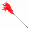 Kink - plumas múltiples para cosquillas rojo 45 cm - 3