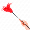 Kink - plumas múltiples para cosquillas rojo 45 cm - 4