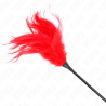 Kink - plumas múltiples para cosquillas rojo 45 cm - 5