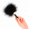 Kink - plumas para cosquillas metal dorado negra 18 cm - 4