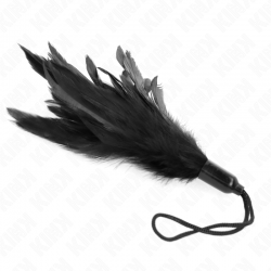 Kink - plumas para cosquillas con mango de cuerda base de plástico 15 cm