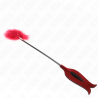 Kink - plumas para cosquillas con paleta forma de rosa 38 cm - 3