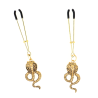 Kink - pinzas para pezones con colgante de cobra 6 cm - 1