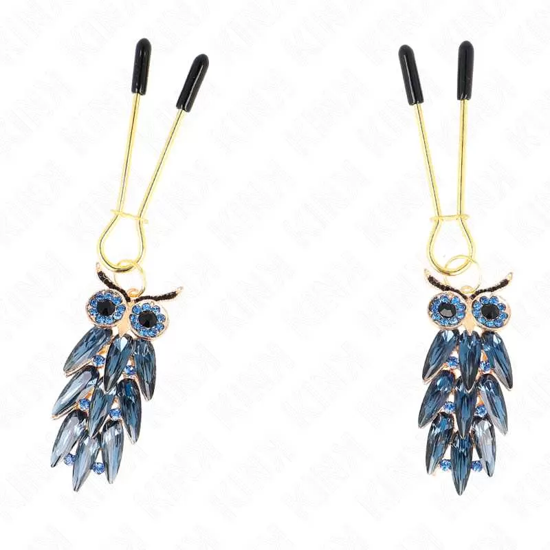 Kink - pinzas para pezones con colgante de búho 6 cm