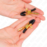 Kink - pinzas para pezones dorado 6 cm - 3