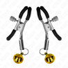 Kink - pinzas para pezones con campanilla dorada 6 cm - 2