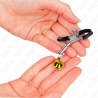 Kink - pinzas para pezones con campanilla dorada 6 cm - 3