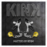 Pinzas Kink con cascabel dorado junto a la caja Kink