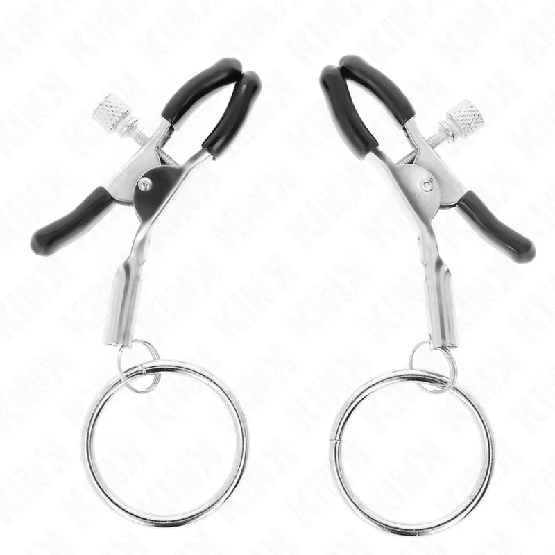 Kink - pinzas para pezones con aro 6 cm Kink - pinzas para pezones con aro 6 cm