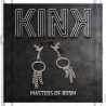 Kink - pinzas para pezones con aro y pequeñas cadenas plateado 6 cm - 5