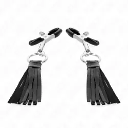 Kink - pinzas para pezones con borlas de polipiel 6 cm