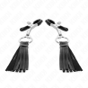Kink - pinzas para pezones con borlas de polipiel 6 cm - 1