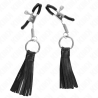 Kink - pinzas para pezones con borlas de polipiel 6 cm - 2