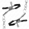 Pinzas Kink con cadena gruesa, detalle de las pinzas y los eslabones