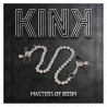 Pinzas Kink con cadena de bolas junto a la caja Kink