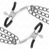 Kink - pinzas para pezones con triple cadena negro 20/23/28 cm - 4