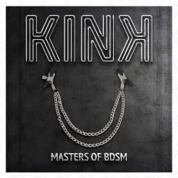 Kink - pinzas para pezones con doble cadena gruesa plateado 20/23 cm