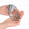 Kink - pinzas para pezones con cubo plateado - 3