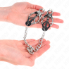 Kink - pinzas para pezones estilo japonés con cadena plateado 30 cm - 3