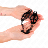 Kink - pinzas para pezones estilo japonés con cadena negro 30 cm - 4