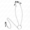 Pinzas Kink con cadena modelo 2, conjunto de cadena y pinzas de frente