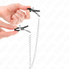 Pinzas Kink con cadena modelo 2, una pinza sostenida con la mano