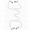 Kink - pinzas para pezones doble 32 cm con cadenas 14 cm - 1