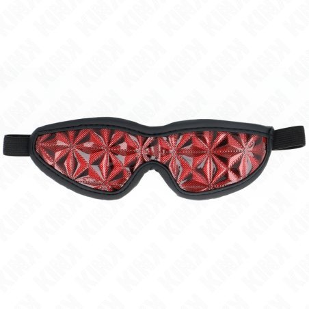 Kink - venda con patrón de diamantes rojo 20.5 x 6 cm - 1