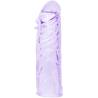 Funda para el pene lila con relieve de venas