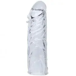 Funda transparente para el pene en silicona 13cm