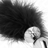 Kink - plug anal 11 x 7 cm acero inoxidable con pluma 11 cm - 4